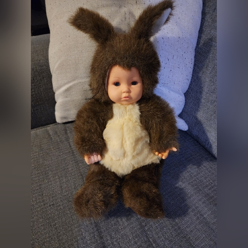 Anne Geddes Plush Baby Rabbit